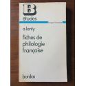 Fiches de Philologie française