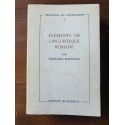 Eléments de linguistique romane