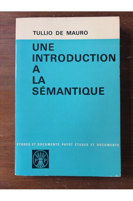 Une Introduction à la sémantique