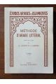Méthode d'arabe littéral