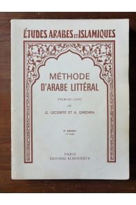 Méthode d'arabe littéral