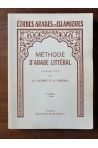 Méthode d'arabe littéral