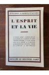 Etudes carmélitaines, L'esprit et la vie, 23e année, Vol.1 Avril 1938