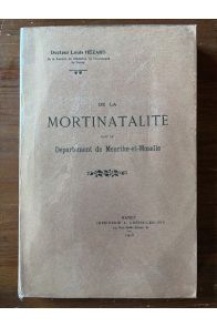 De la mortinatalité dans le Département de Meurthe-et-Moselle