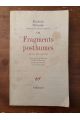 Fragments Posthumes, Automne 1887-mars 1888, Oeuvres philosophiques Tome XIII