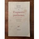Fragments Posthumes, Automne 1887-mars 1888, Oeuvres philosophiques Tome XIII