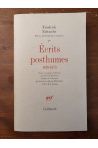 Ecrits posthumes 1870-1873, Oeuvres philosophiques complètes I-2