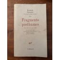Fragments posthumes, début 1888-1889, oeuvres philosophiques Tome XIV