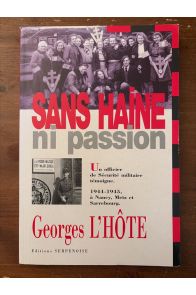 Sans haine ni passion