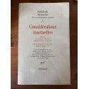 Considérations inactuelles III et IV - Oeuvres philosophiques complètes Tome II-2