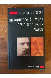 Introduction à l'étude des dialogues de Platon