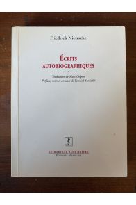 Ecrits autobiographiques