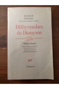 Dithyrambes de Dionysos, Poèmes et fragments posthumes (1882-1888)