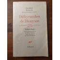 Dithyrambes de Dionysos, Poèmes et fragments posthumes (1882-1888)