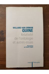 Relativité de l'ontologie et autres essais