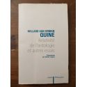 Relativité de l'ontologie et autres essais