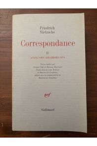 Correspondance Tome 2, Avril 1869 - Décembre 1874