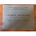 Ecole d'Autun (repliée à Valence), Année scolaire 1941-1942