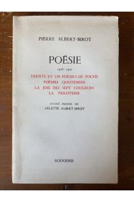 Poésie 1916-1920