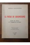 La poésie de circonstance, L'étude des formes de l'engagement politique