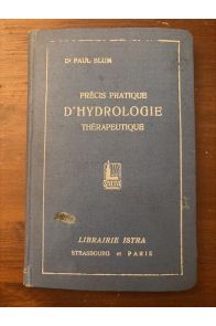 Précis pratique d'hydrologie thérapeutique