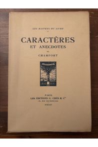 Caractères et anecdotes