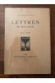 Lettres de Malaisie