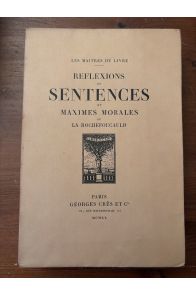 Réflexions ou sentences et maximes morales