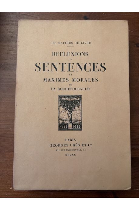 Réflexions ou sentences et maximes morales