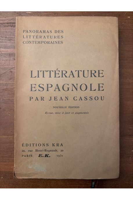 Panorama de la littérature espagnole contemporaine