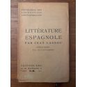 Panorama de la littérature espagnole contemporaine