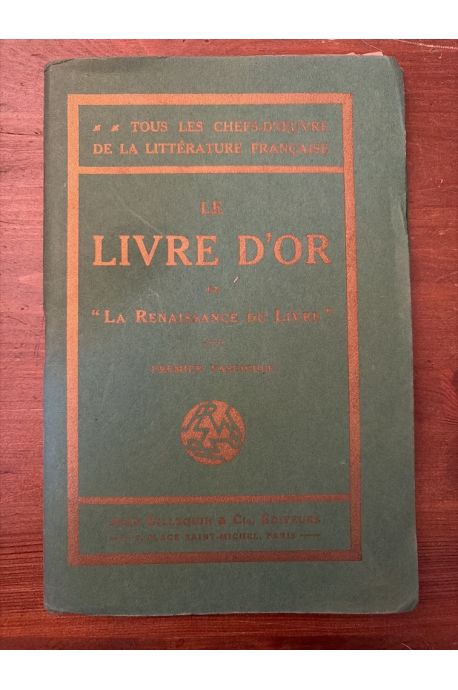Le livre d'or de "La renaissance du livre" , Premier fascicule