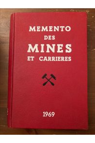 Memento des mines et carrières 1969