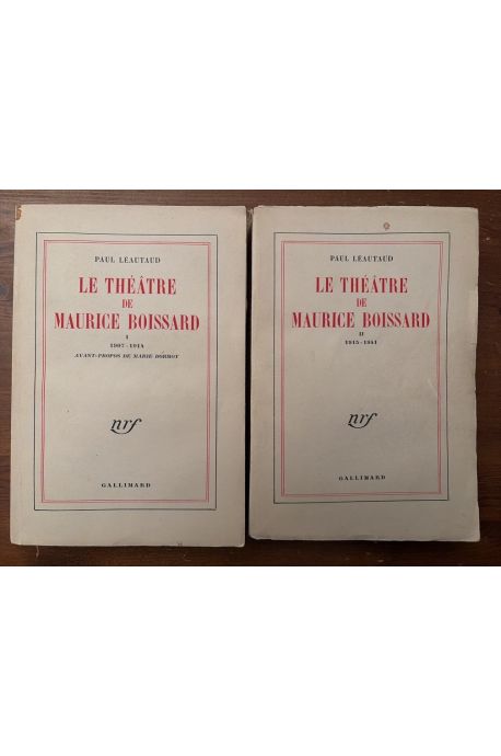 Le théâtre de Maurice Boissard (2 volumes)