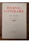 Journal littéraire Tome IX, Mai 1931 - Octobre 1932
