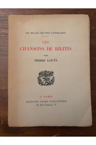 Les chansons de Bilitis
