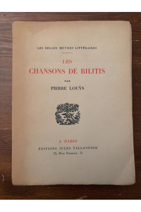 Les chansons de Bilitis